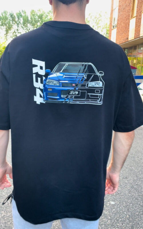 Camiseta estampada GT-R R34