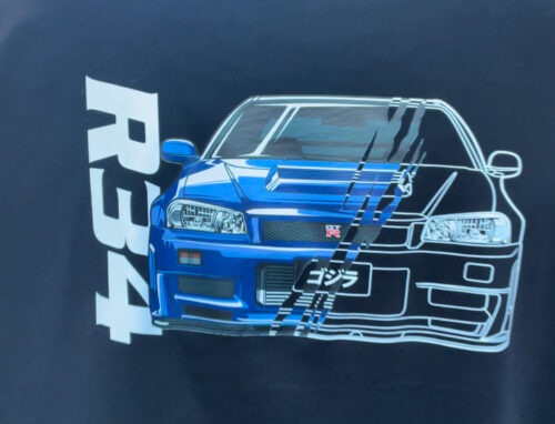 Camiseta estampada GT-R R34 - Imagen 3