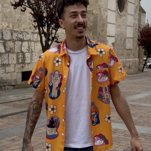 Camisa hawaiana Palentina Ámbar